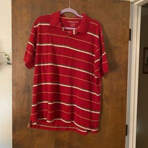 Men’s Striped Polo